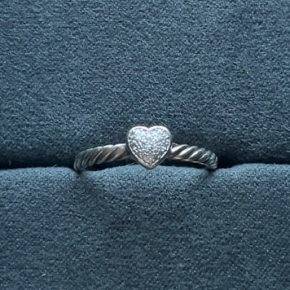 SOLD!!! Yurman diamond heart ring 7 - Picture 3 of 8